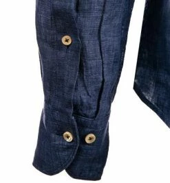Großhandel ⌛ Stenströms Hemd 675221/7970/160 Fitted Body, Reines Leinen, 👖 Jeansblau meliert, 👖 Jeansblau ⭐ -Hemden Verkaufsgeschäft 367079 norm3