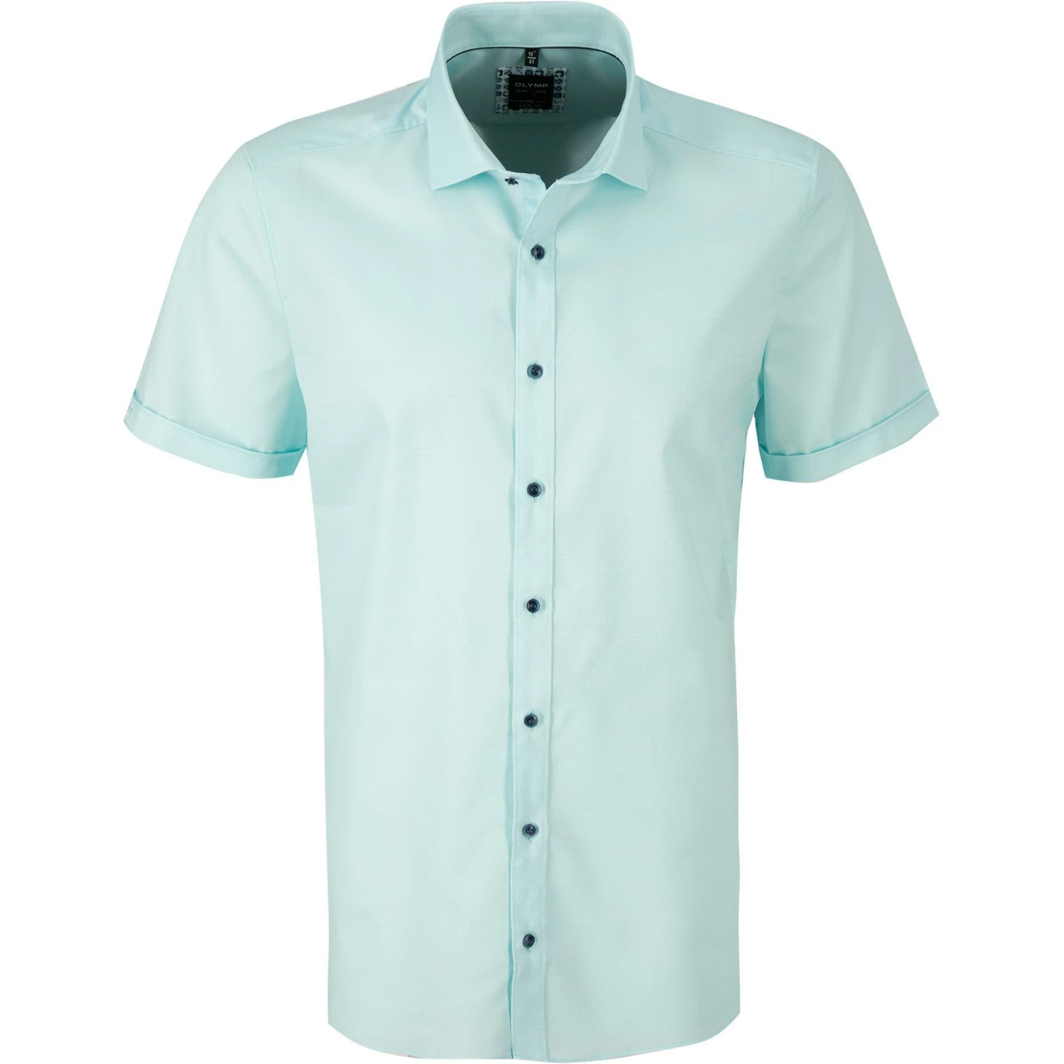Billig 🧨 OLYMP Level Five Body Fit 2074/72/43 Kurzarmhemd, Baumwolle, Türkis 🧨 1 Billig 🧨 OLYMP Level Five Body Fit 2074/72/43 Kurzarmhemd, Baumwolle, Türkis 🧨
