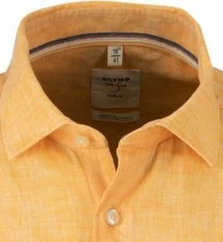 Top 10 🔔 OLYMP Level Five Body Fit smartbusiness 3556/74/82 Hemd, Reines Leinen, Mandarin meliert, Mandarin 🧨 -Hemden Verkaufsgeschäft 367135 norm2