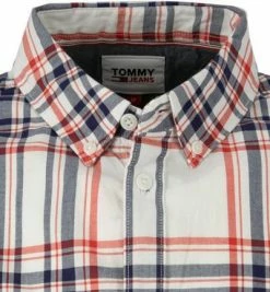 Bestpreis 👍 TOMMY 👖 JEANS Hemd DM0DM10163/YBR Kurzarmhemd, Bio Baumwolle, Weiß-rot kariert, Weiß 😍 8 Bestpreis 👍 TOMMY 👖 JEANS Hemd DM0DM10163/YBR Kurzarmhemd, Bio Baumwolle, Weiß-rot kariert, Weiß 😍 -Hemden Verkaufsgeschäft 367173 norm2