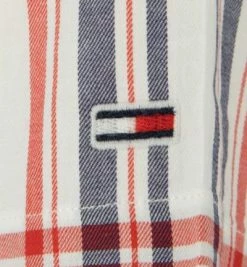 Bestpreis 👍 TOMMY 👖 JEANS Hemd DM0DM10163/YBR Kurzarmhemd, Bio Baumwolle, Weiß-rot kariert, Weiß 😍 9 Bestpreis 👍 TOMMY 👖 JEANS Hemd DM0DM10163/YBR Kurzarmhemd, Bio Baumwolle, Weiß-rot kariert, Weiß 😍 -Hemden Verkaufsgeschäft 367173 norm3