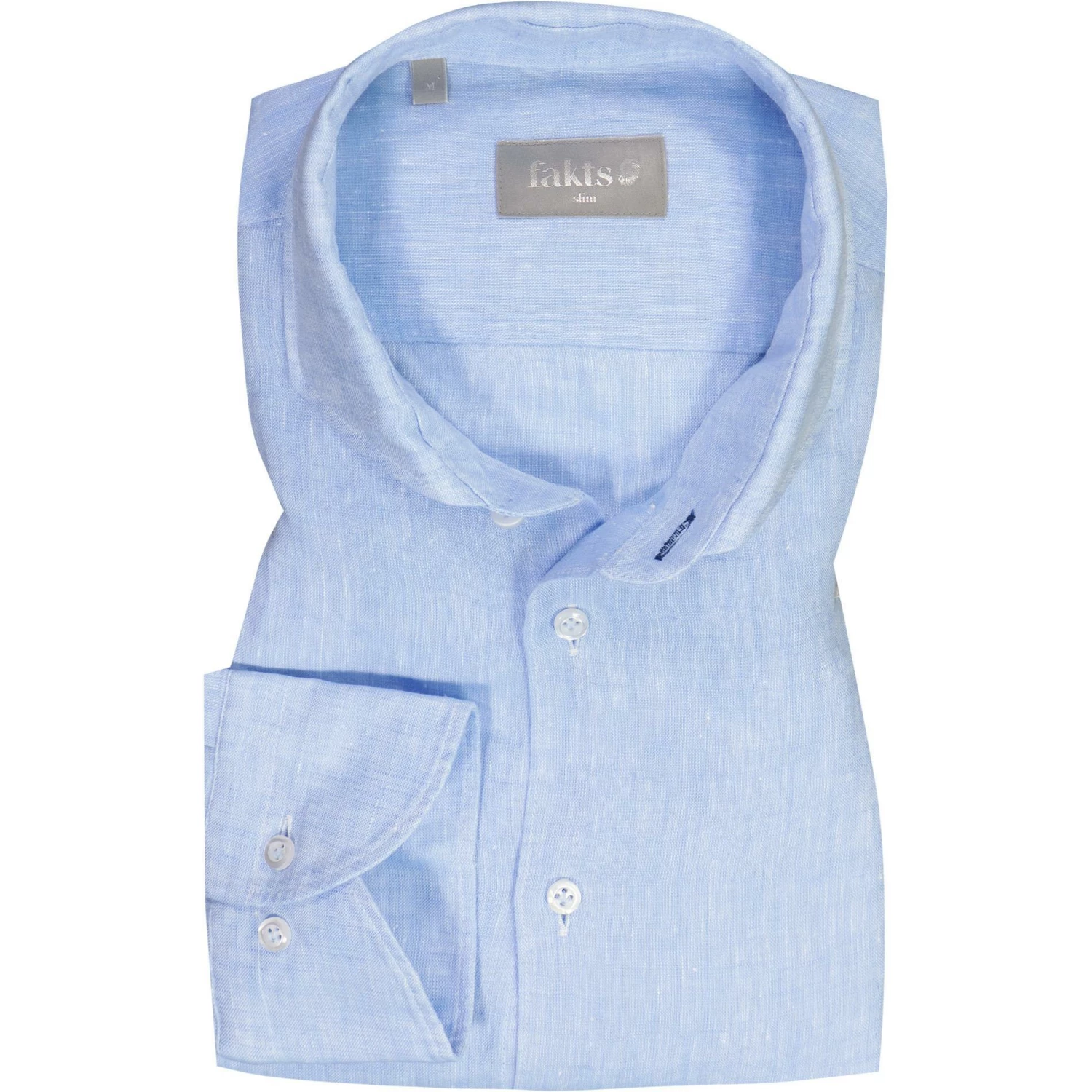 Budget 💯 fakts Hemd 6018/211 Slim Fit, Reines Leinen, Hellblau 🌟 1 Budget 💯 fakts Hemd 6018/211 Slim Fit, Reines Leinen, Hellblau 🌟