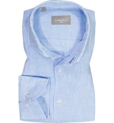 Budget 💯 fakts Hemd 6018/211 Slim Fit, Reines Leinen, Hellblau 🌟 2 Budget 💯 fakts Hemd 6018/211 Slim Fit, Reines Leinen, Hellblau 🌟 – Bild 2