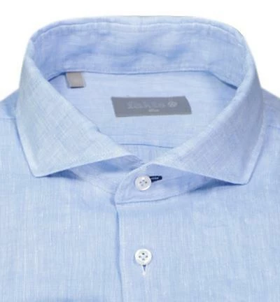 Budget 💯 fakts Hemd 6018/211 Slim Fit, Reines Leinen, Hellblau 🌟 3 Budget 💯 fakts Hemd 6018/211 Slim Fit, Reines Leinen, Hellblau 🌟 – Bild 3