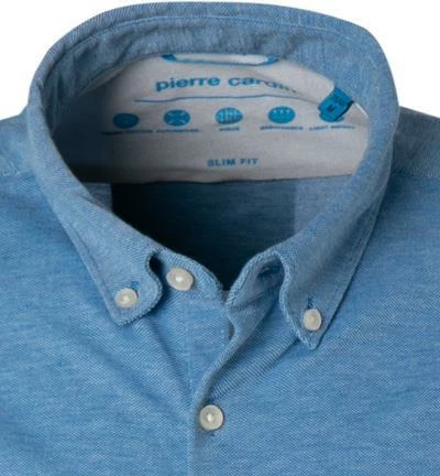 Coupon 🎁 Pierre Cardin Hemd 03621/000/27460/9051 Kurzarmhemd, Slim Fit, Piqué, 👖 Jeansblau meliert , 👖 Jeansblau 👏 3 Coupon 🎁 Pierre Cardin Hemd 03621/000/27460/9051 Kurzarmhemd, Slim Fit, Piqué, 👖 Jeansblau meliert , 👖 Jeansblau 👏 – Bild 3