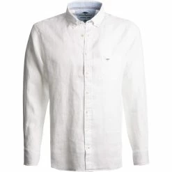 Großhandel ✨ Fynch-Hatton Hemd 1121 6030/6030 Casual Fit, Reines Leinen, Weiß 🥰