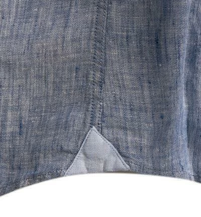 Brandneu 🔔 Fynch-Hatton Hemd 1121 6030/6033 Casual Fit, Reines Leinen, Dunkelblau meliert, Dunkelblau 🧨 4 Brandneu 🔔 Fynch-Hatton Hemd 1121 6030/6033 Casual Fit, Reines Leinen, Dunkelblau meliert, Dunkelblau 🧨 – Bild 4