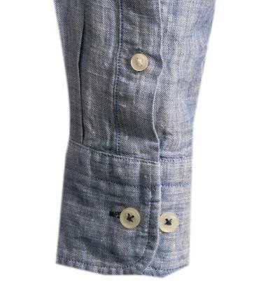 Brandneu 🔔 Fynch-Hatton Hemd 1121 6030/6033 Casual Fit, Reines Leinen, Dunkelblau meliert, Dunkelblau 🧨 5 Brandneu 🔔 Fynch-Hatton Hemd 1121 6030/6033 Casual Fit, Reines Leinen, Dunkelblau meliert, Dunkelblau 🧨 – Bild 5