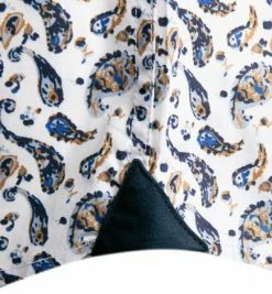 Auslauf ⭐ Fynch-Hatton Hemd 1121 6081/6080 Kurzarmhemd, Casual Fit, Popeline, Weiß-blau paisley, Weiß-blau ⌛ -Hemden Verkaufsgeschäft 367387 norm3