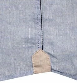 Auslauf 💯 FIL NOIR Hemd Roma 51490/62 Kurzarmhemd, Shaped Fit, Reines Leinen, Hellblau meliert, Hellblau 😉 -Hemden Verkaufsgeschäft 367629 norm3