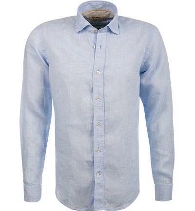 Auslauf 🎁 FIL NOIR Hemd Roma 51492/62 Shaped Fit, Reines Leinen, Hellblau meliert, Hellblau ⭐ 2 Auslauf 🎁 FIL NOIR Hemd Roma 51492/62 Shaped Fit, Reines Leinen, Hellblau meliert, Hellblau ⭐ – Bild 2