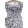 Blitzangebot 🧨 FIL NOIR Hemd Ancona 51448/69 Shaped Fit, Baumwolle CO2-Neutral, Marineblau gemustert, Marine 🌟