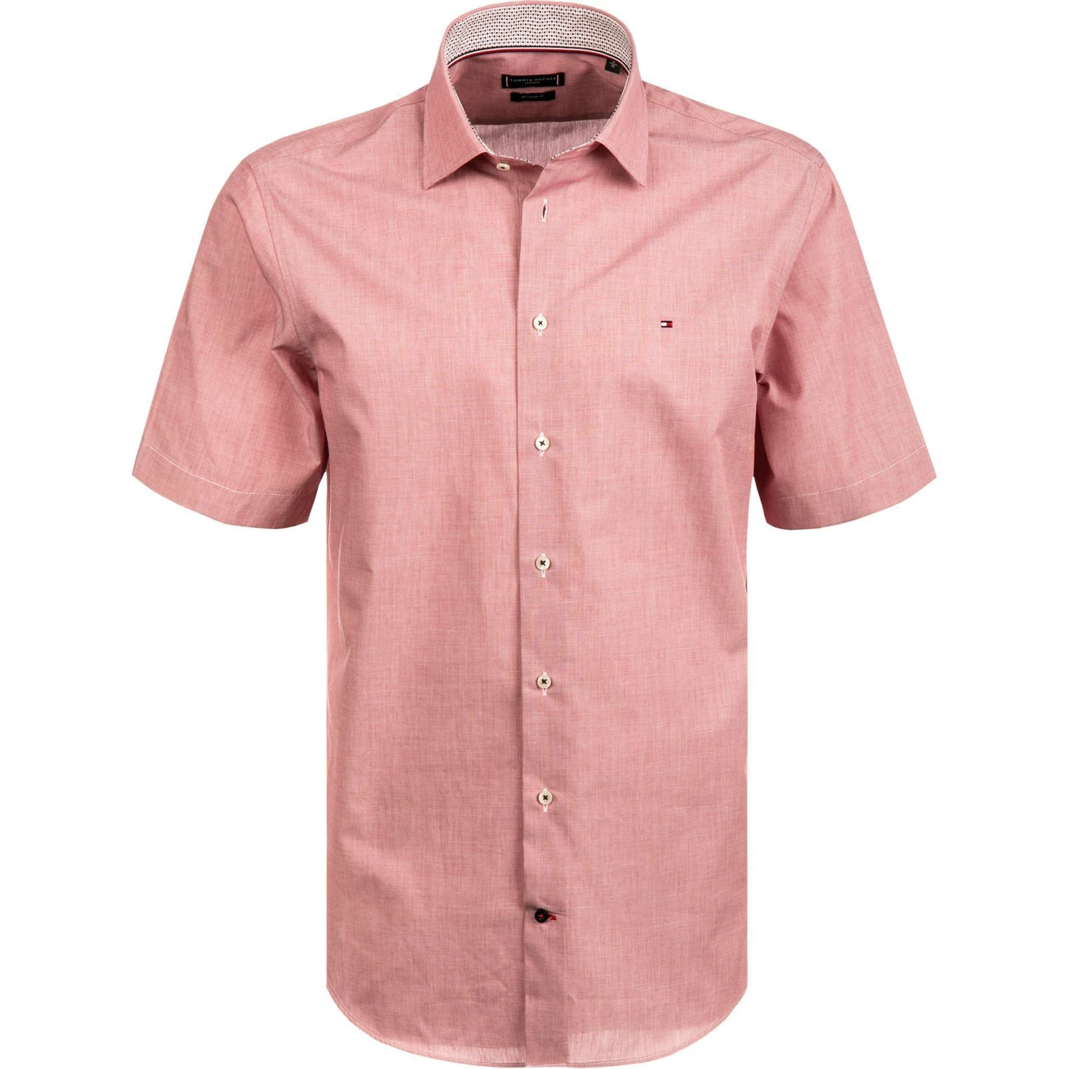 Am billigsten ❤️ Tommy Hilfiger Hemd MW0MW20255/0KP Kurzarmhemd, Regular Fit, Baumwolle, Pastellrot meliert , Rot-weiß 🎉 1 Am billigsten ❤️ Tommy Hilfiger Hemd MW0MW20255/0KP Kurzarmhemd, Regular Fit, Baumwolle, Pastellrot meliert , Rot-weiß 🎉