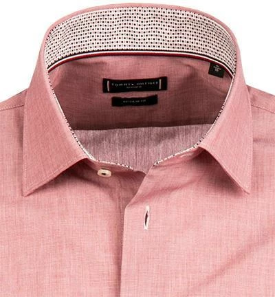 Am billigsten ❤️ Tommy Hilfiger Hemd MW0MW20255/0KP Kurzarmhemd, Regular Fit, Baumwolle, Pastellrot meliert , Rot-weiß 🎉 3 Am billigsten ❤️ Tommy Hilfiger Hemd MW0MW20255/0KP Kurzarmhemd, Regular Fit, Baumwolle, Pastellrot meliert , Rot-weiß 🎉 – Bild 3