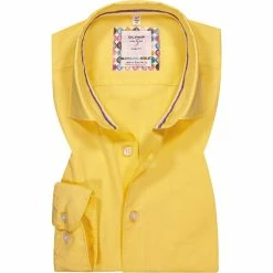 Bestes Angebot 😍 OLYMP Level Five Body Fit Smartbusiness 3505/74/51 Hemd, Baumwolle, Gelb 😀