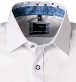 Brandneu 💯 OLYMP Level Five Body Fit 2017/72/00 Kurzarmhemd, Baumwolle, Weiß 😉 -Hemden Verkaufsgeschäft 367844 norm2