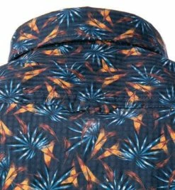 Angebote 😍 OLYMP Casual Modern Fit 4005/72/18 Kurzarmhemd, Baumwolle, Blau-orange, Marine 👏 -Hemden Verkaufsgeschäft 367864 norm4