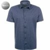 Bestes Angebot 👍 OLYMP Luxor Modern Fit 1203/72/18 Kurzarmhemd, Jersey atmungsaktiv, Dunkelblau-weiß gemustert, Marine 🔥