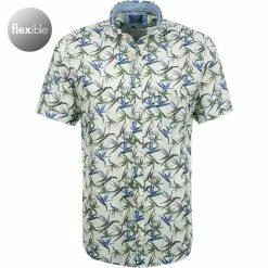 Bestpreis 👏 OLYMP Casual Modern Fit 4142/72/40 Kurzarmhemd, Baumwolle, Hellgrün-blau, Hellgrün 👍