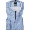 Rabatt 🤩 OLYMP Luxor Modern Fit 1235/74/11 Hemd, Baumwolle, Hellblau-weiß, Bleu ⭐