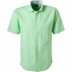 Am billigsten 🛒 OLYMP Casual Modern Fit 4007/72/45 Kurzarmhemd, Baumwolle, Grün meliert, Grün 🥰