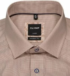 Bestpreis ✨ OLYMP Luxor Modern Fit 69EL 1209/79/28 Hemd, Baumwolle, Extra langer Arm, Braun gemustert, Braun ⭐ -Hemden Verkaufsgeschäft 368230 norm2