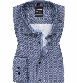 Beste Bewertungen von 🤩 OLYMP Level Five Body Fit 69EL 2021/79/18 Hemd, Baumwolle, Extra langer Arm, Marineblau gemustert, Marine ✨ -Hemden Verkaufsgeschäft 368232 norm