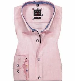 Bester Verkauf 🎉 OLYMP Level Five Body Fit 2017/74/30 Hemd, Baumwolle, Rosé meliert, Rosé 🧨 -Hemden Verkaufsgeschäft 368478 norm