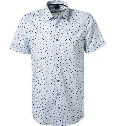 Rabatt 😍 OLYMP Level Five Body Fit 2019/72/11 Kurzarmhemd, Popeline, Bleu gemustert, Bleu 😀 2 Rabatt 😍 OLYMP Level Five Body Fit 2019/72/11 Kurzarmhemd, Popeline, Bleu gemustert, Bleu 😀 – Bild 2