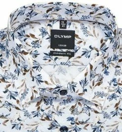 Bestpreis ❤️ OLYMP Luxor Modern Fit 69EL 1213/79/28 Hemd, Baumwolle, Extra langer Arm, Braun-blau gemustert, Braun 🔔 -Hemden Verkaufsgeschäft 368530 norm2