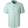 Beste Bewertungen von 🥰 CasaModa Hemd 913655800/302 Kurzarmhemd, Casual Fit, Reines Leinen, Minze meliert, Minze 👏