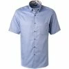 Brandneu ✨ ETERNA Hemd 8933/C04U/12 Kurzarmhemd, Modern Fit, Oxford, Blau meliert, Blau ⭐