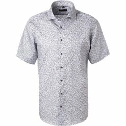 Top 10 😍 ETERNA Hemd 3423/C19K/22 Kurzarmhemd, Modern Fit, Baumwolle, Blau-weiß , Weiß-blau ❤️
