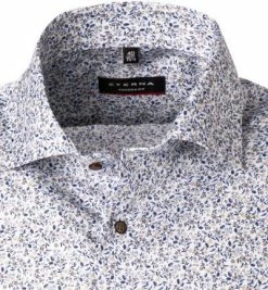 Top 10 😍 ETERNA Hemd 3423/C19K/22 Kurzarmhemd, Modern Fit, Baumwolle, Blau-weiß , Weiß-blau ❤️ -Hemden Verkaufsgeschäft 368637 norm2