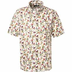 Rabatt 🔥 ETERNA Hemd 3443/K19L/45 Kurzarmhemd, Comfort Fit, Baumwolle, Multicolor, Multicolour ⭐