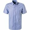 Top 10 😀 ETERNA Hemd 2450/WS9B/14 Kurzarmhemd, Regular Fit, Leinen-Baumwolle, Blau meliert, Blau ⭐