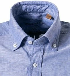 Top 10 😀 ETERNA Hemd 2450/WS9B/14 Kurzarmhemd, Regular Fit, Leinen-Baumwolle, Blau meliert, Blau ⭐ -Hemden Verkaufsgeschäft 368678 norm2