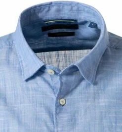 Neu ✔️ Pierre Cardin Hemd 53916/000/27175/9001 Kurzarmhemd, Modern Fit, Baumwolle, Himmelblau meliert, Himmelblau 👍 -Hemden Verkaufsgeschäft 368703 norm2