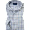 Coupon ⭐ ETON Hemd 1000/02066/ Slim Fit, Reines Leinen, Weiß-blau kariert, Weiß-blau 😍