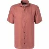 Neu 🛒 ETON Hemd 1000/03066/56 Kurzarmhemd, Slim Fit, Reines Leinen, Rost , Rost 😀