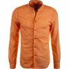 Großhandel 🧨 BOB Hemd KOREA450 T/C/arancio Leinen-Baumwolle, Orange meliert ❤️