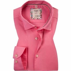 Brandneu 🌟 OLYMP Level Five Body Fit Smartbusiness 3505/74/81 Hemd, Baumwolle, Pink 👏
