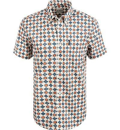 Billig 🌟 Ben Sherman Hemd 0063413/023 Kurzarmhemd, Regular Fit, Baumwolle, Creme-blau-orange 🎉 2 Billig 🌟 Ben Sherman Hemd 0063413/023 Kurzarmhemd, Regular Fit, Baumwolle, Creme-blau-orange 🎉 – Bild 2