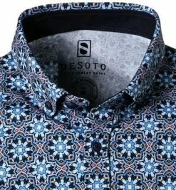 Beste Bewertungen von 😀 DESOTO Hemd Modern B.D. 41231-3/332 Kurzarmhemd, Jersey, Blau gemustert , Blau 🛒 -Hemden Verkaufsgeschäft 369214 norm2