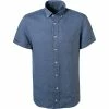 Top 10 😍 van Laack Hemd Slim Fit 171690/ROYK2-SPOWM/750 Kurzarmhemd, Reines Leinen, Blau gemustert, Blau 👍