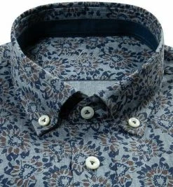 Bestpreis ✨ van Laack Hemd Tailor Fit 171691/ROY-TF10/730 Reines Leinen, Rauchblau gemustert, Rauchblau 😉 -Hemden Verkaufsgeschäft 369260 norm2