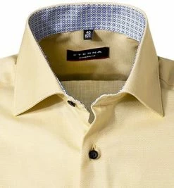 Angebote 🎁 ETERNA Hemd 3270/C15K/71 Kurzarmhemd, Modern Fit, Baumwolle, Pastellgelb, Gelb 👏 -Hemden Verkaufsgeschäft 369286 norm2