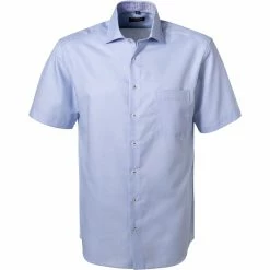 Aktion ❤️ ETERNA Hemd 3270/C15K/12 Kurzarmhemd, Modern Fit, Baumwolle, Hellblau ❤️