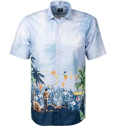 Besorgen ❤️ OLYMP Casual Modern Fit 4015/72/00 Kurzarmhemd, Baumwolle, Multicolour , Weiß 🧨 2 Besorgen ❤️ OLYMP Casual Modern Fit 4015/72/00 Kurzarmhemd, Baumwolle, Multicolour , Weiß 🧨 – Bild 2