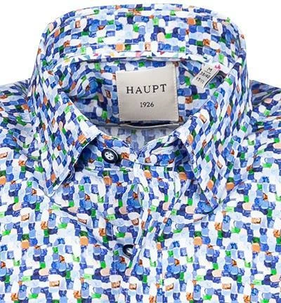 Budget 🤩 Haupt Hemd 7112828243/40704 Kurzarmhemd, Regular Fit, Baumwolle, Blau gemustert, Blau 🧨 3 Budget 🤩 Haupt Hemd 7112828243/40704 Kurzarmhemd, Regular Fit, Baumwolle, Blau gemustert, Blau 🧨 – Bild 3